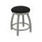 Holland Bar Stool Co 18" Swivel Vanity Stool, Nickel Finish, Black Vinyl Seat 80218ANBlkVinyl - alternate 1